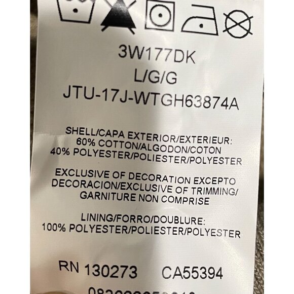 Wrangler Mens Work Horse Jacket L Water-Repellent Thermal Lining Lightweight - Picture 11 of 15